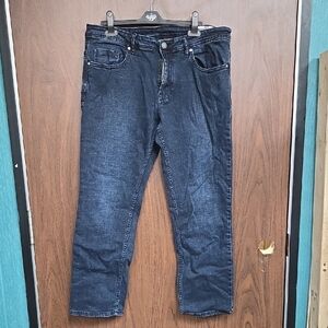 Buffalo David Bitton Size 36x30 Dark Wash Jack Slim Straight Stretch Jean